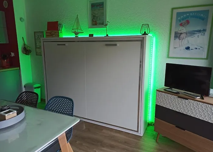 L Ilot De La Baie, Super Studio 4P Face A La Mer, Parking Gratuit, Wifi, Classe 2 Etoiles A Fort Mahon Plage, Baie De Somme